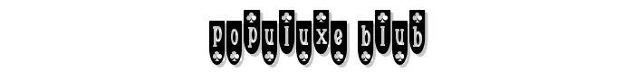 Populuxe Blub font